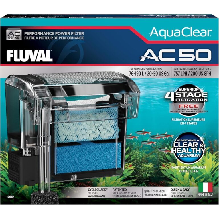 Fluval AquaClear AC50 Power Filter for 20-50 US Gal Aquariums